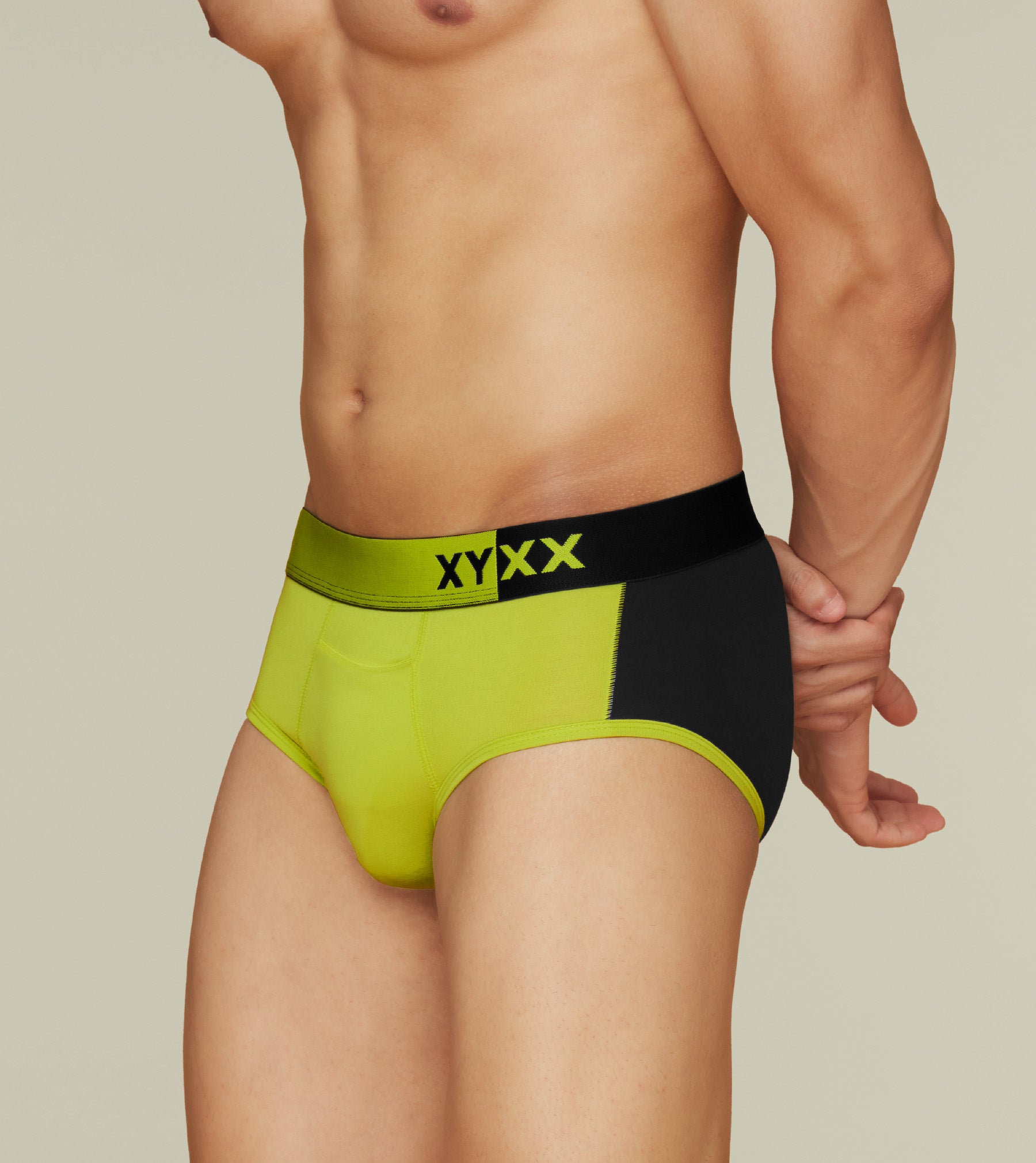 Dualist Modal Briefs For Men Pack of 2 (Aqua Blue, Lime Yellow) -  XYXX Mens Apparels