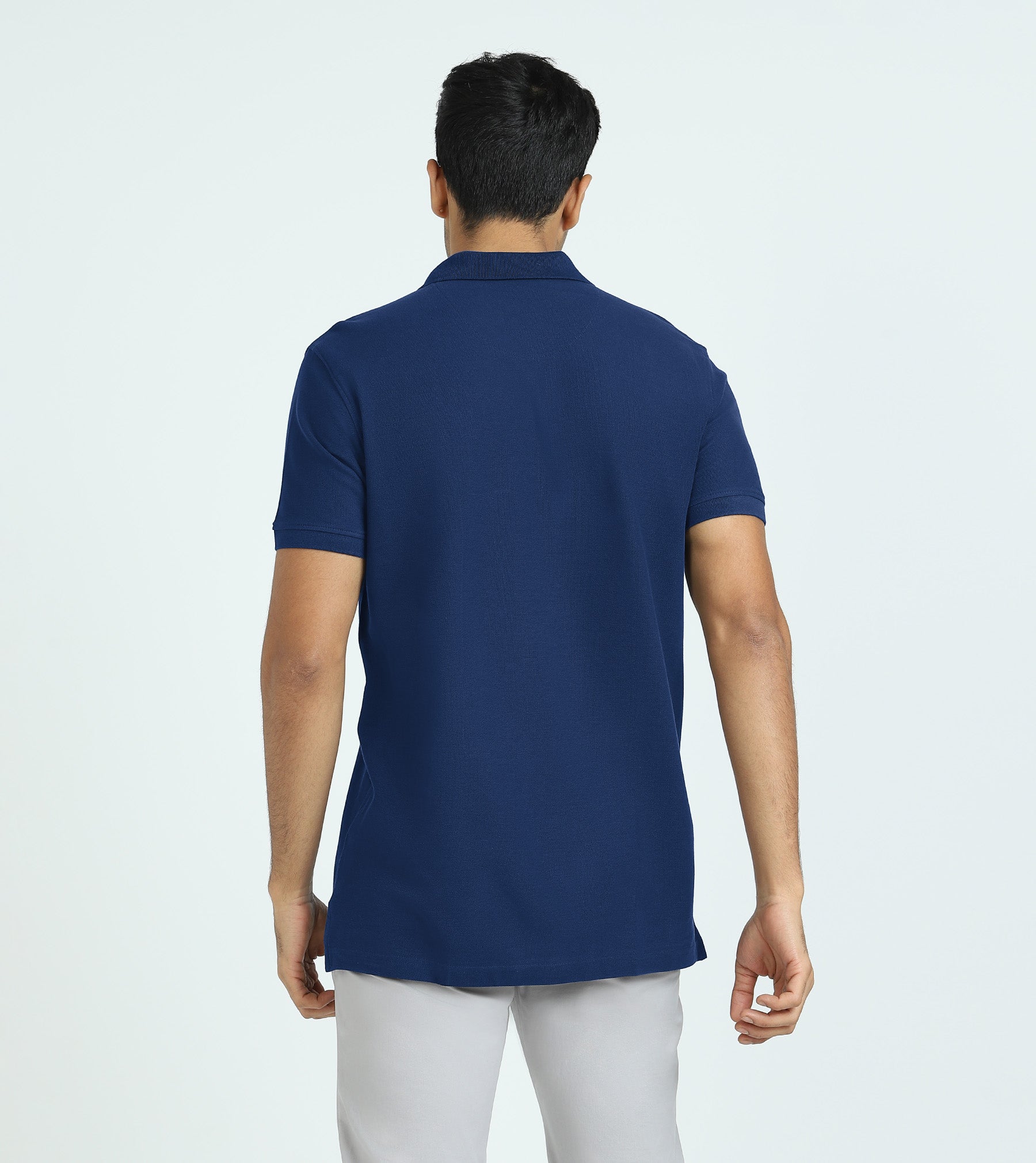 Element Combed Cotton Polo T-shirts For Men Midnight Blue - XYXX Mens Apparels