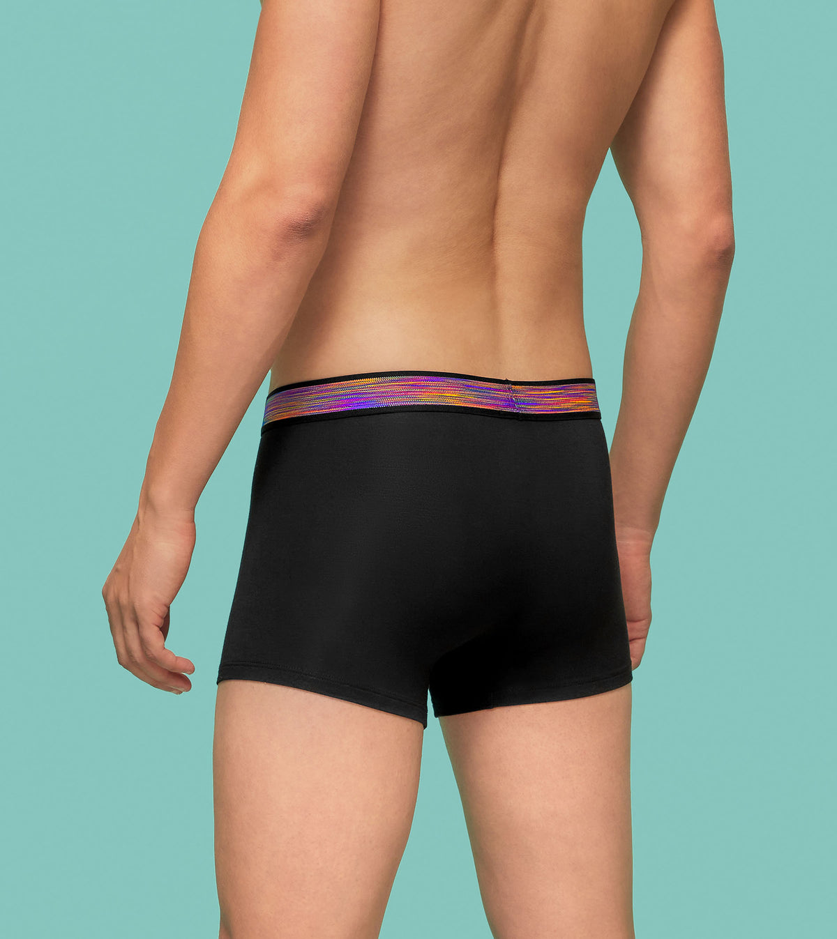Hues Modal Trunks Black Ribbon