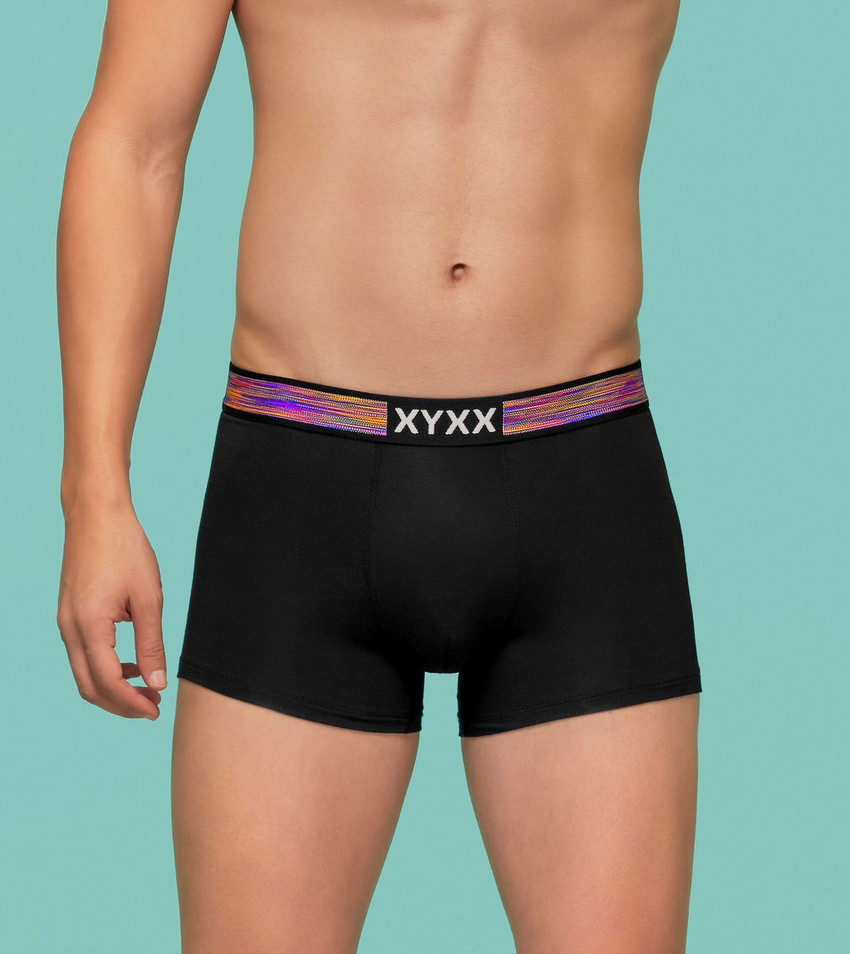 Hues Modal Trunks Black Ribbon