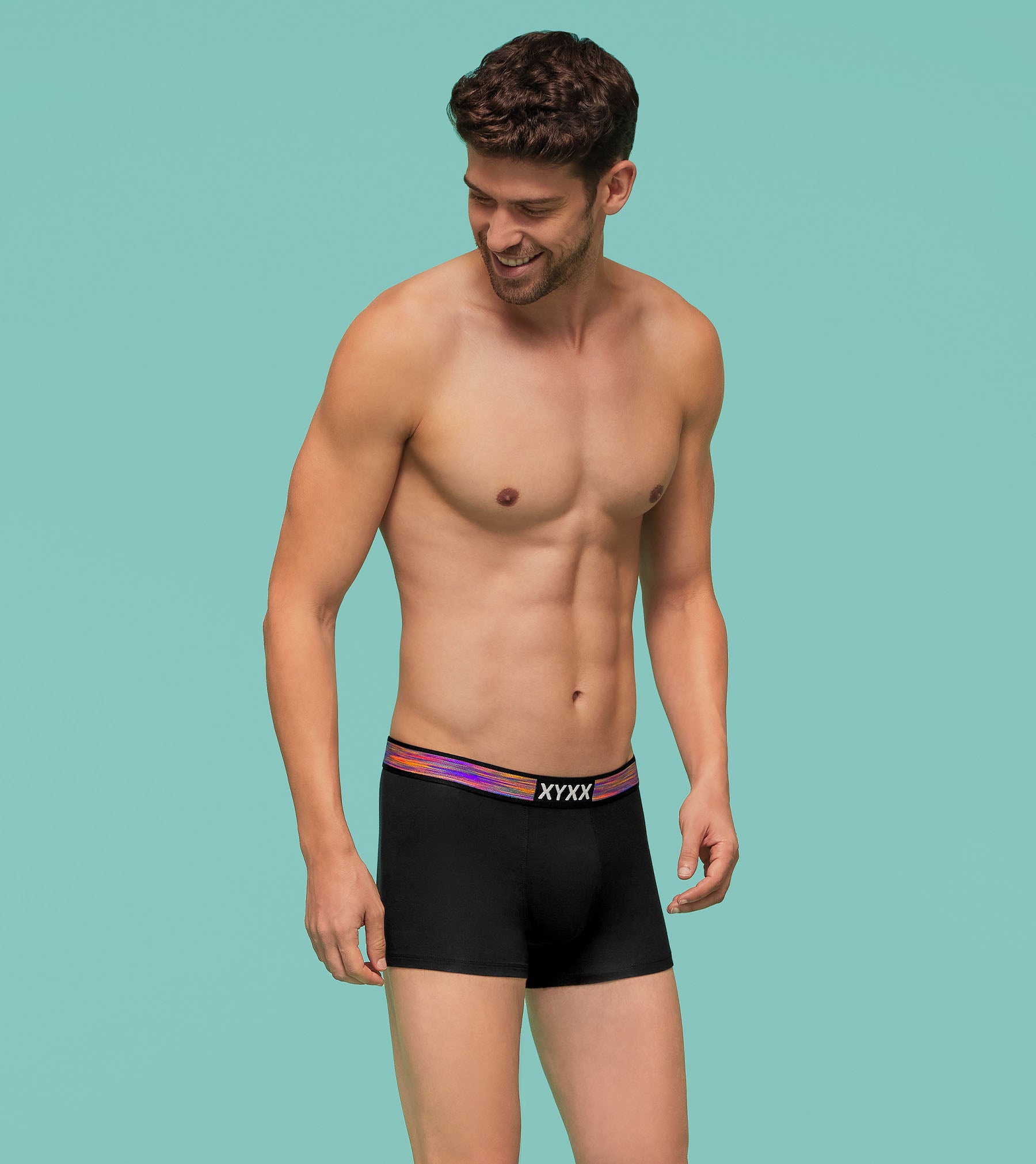 Hues Modal Trunks Black Ribbon