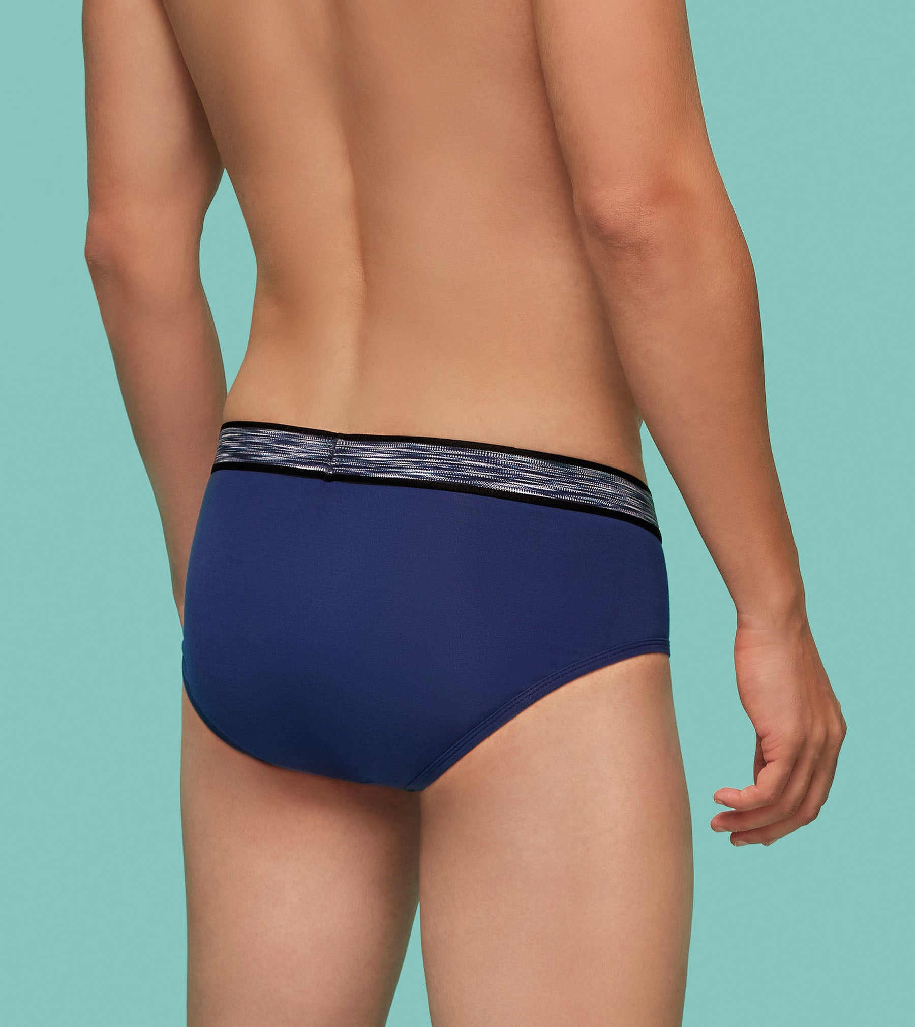 Hues Modal Briefs For Men Pack of 2 (All Blue) -  XYXX Mens Apparels