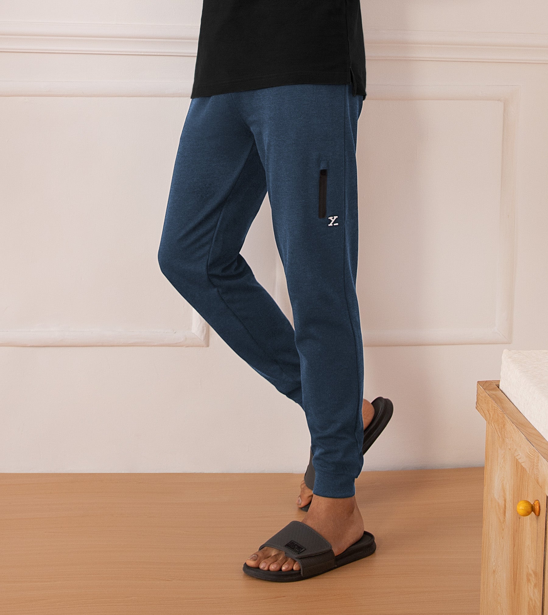 Hype Cotton Rich Joggers For Men Midnight Blue - XYXX Mens Apparels
