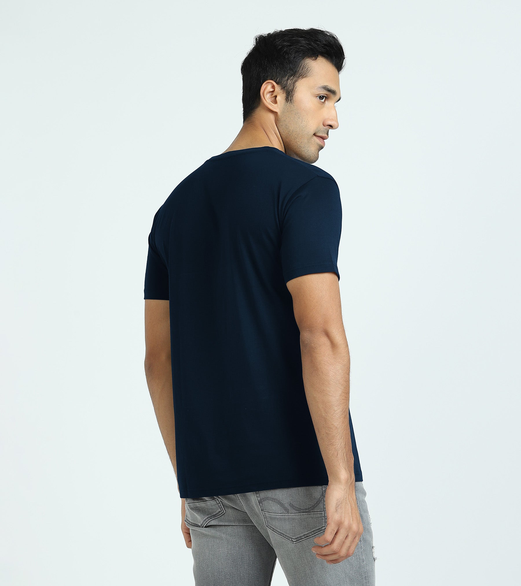 Iconique Supima Cotton T-shirts For Men Midnight Blue - XYXX Mens Apparels