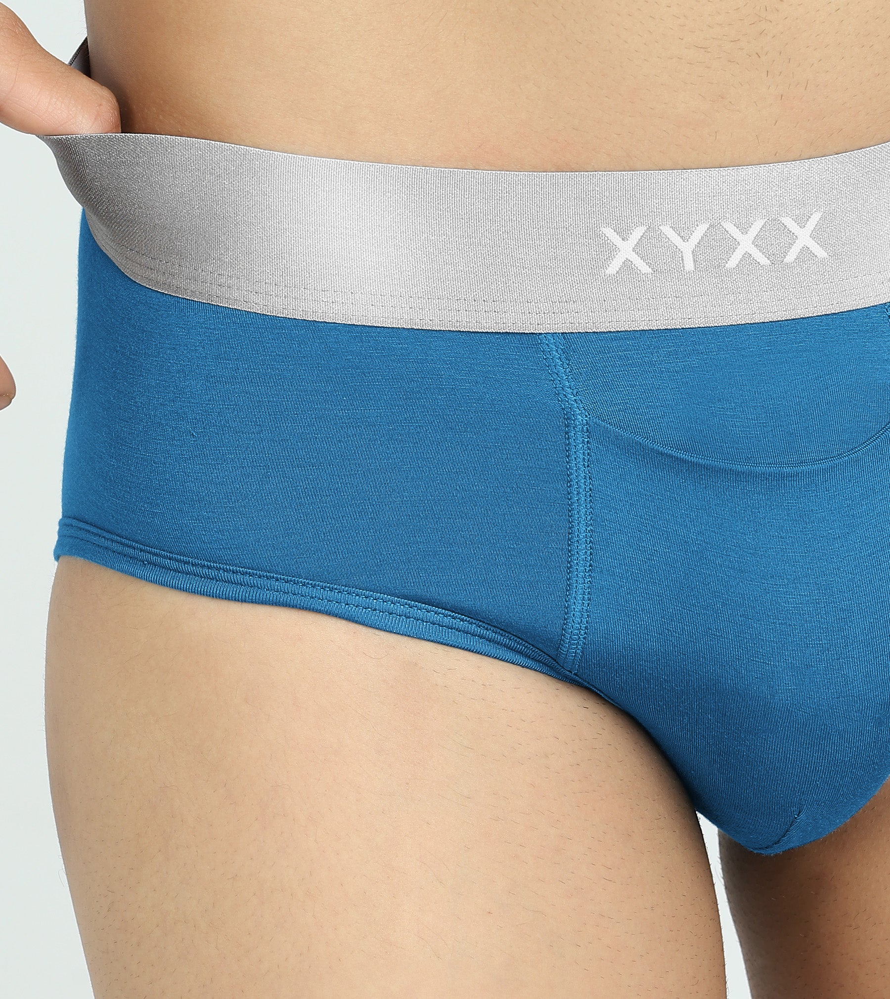 Illuminati Modal Briefs For Men Port Blue -  XYXX Mens Apparels