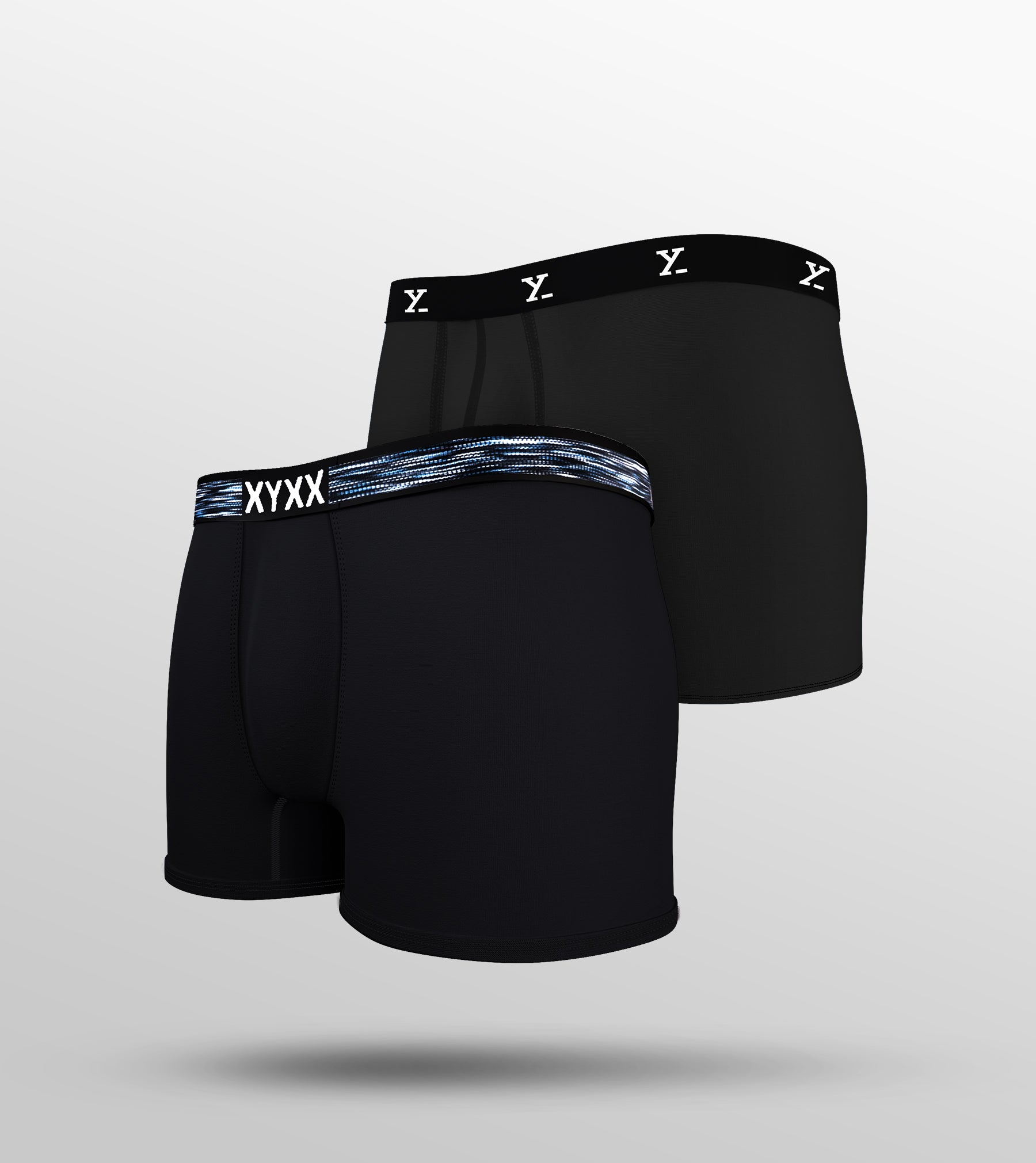 Tencel Modal Trunks For Men Pack of 2 (All Black) -  XYXX Mens Apparels