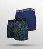 Tencel Modal Trunks For Men Pack of 2 (Brush Green, Blue) -  XYXX Mens Apparels