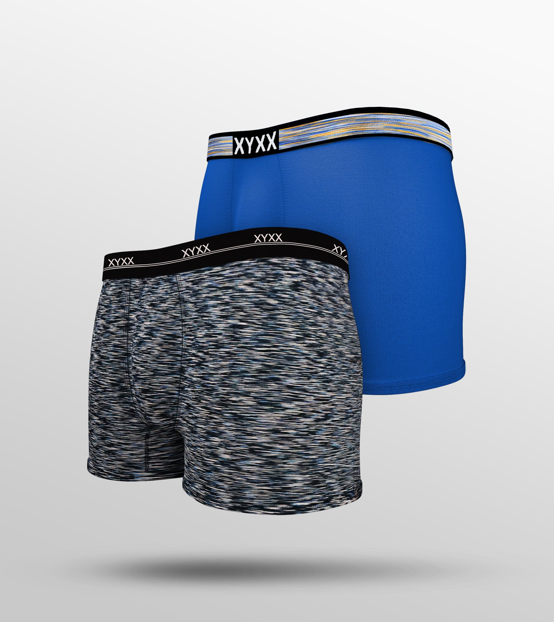 Tencel Modal Trunks For Men Pack of 2 (Astro Black, Blue) -  XYXX Mens Apparels