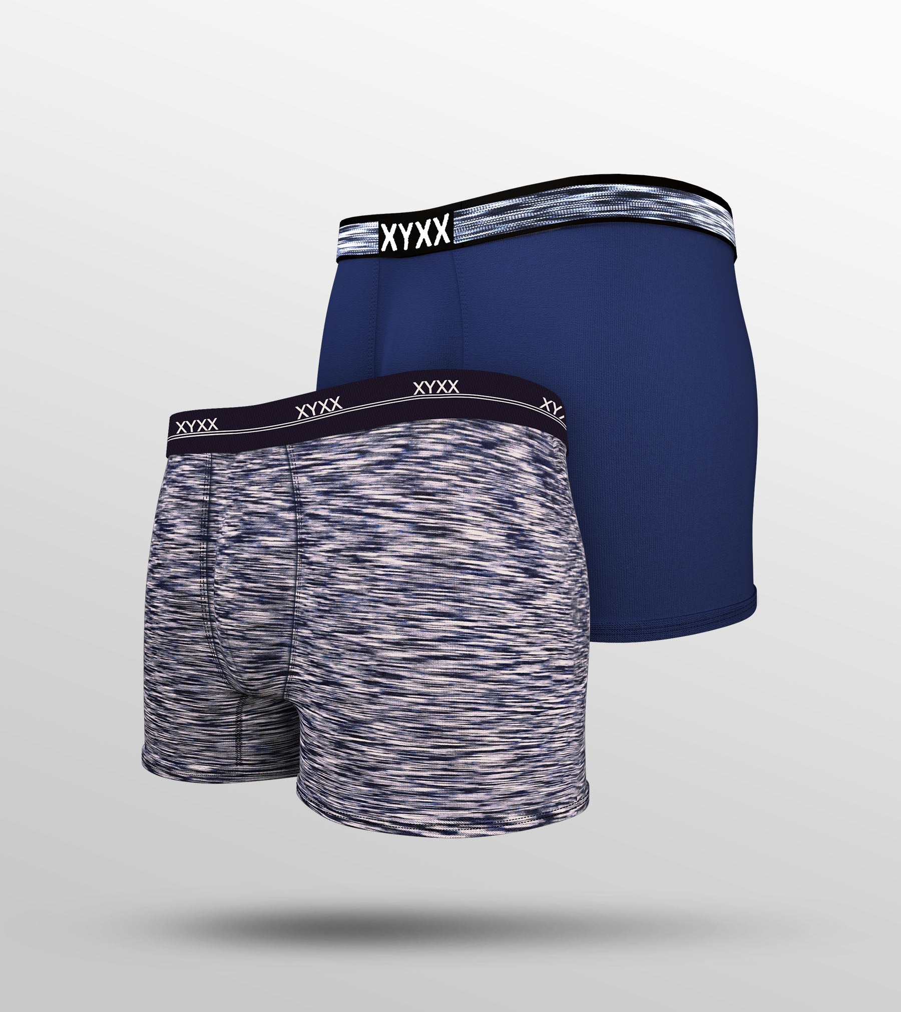 Tencel Modal Trunks For Men Pack of 2 (All Blue) -  XYXX Mens Apparels
