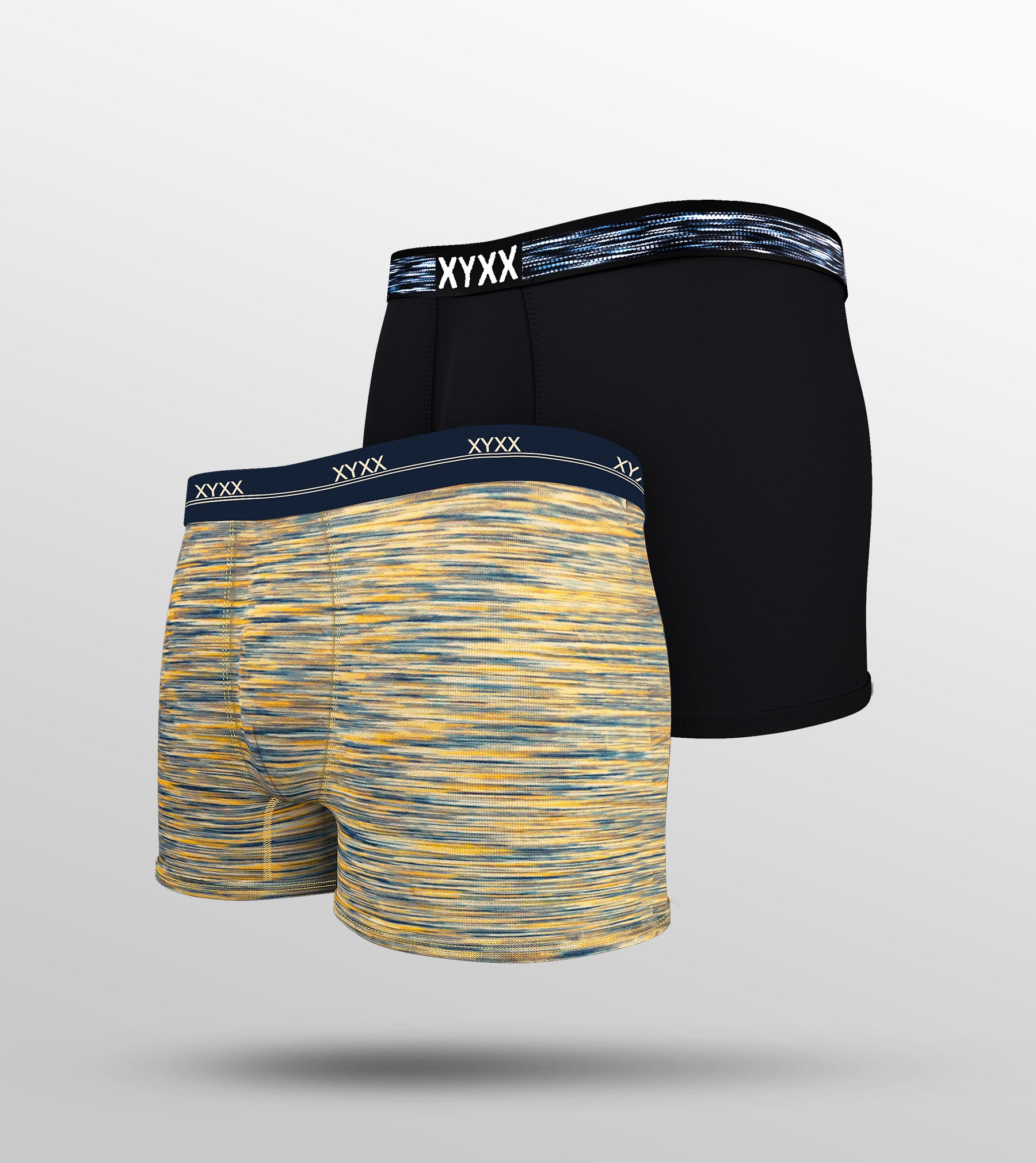 Tencel Modal Trunks For Men Pack of 2 (Sandy Beige, Black) -  XYXX Mens Apparels