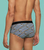 Linea Modal Briefs White Blue Cocktail