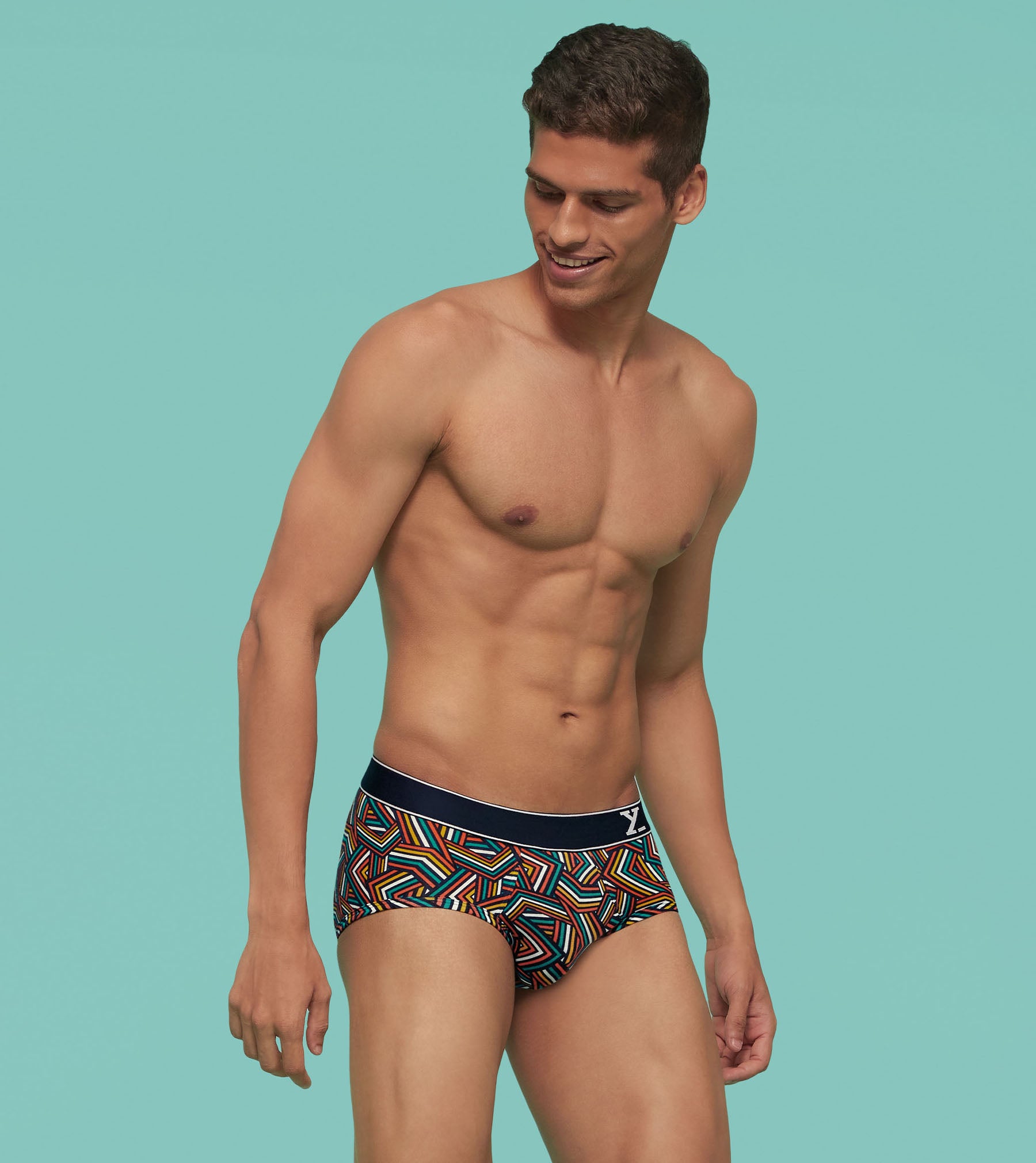 Linea Modal Briefs Yellow Black Cocktail