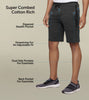 Code Cotton Rich Shorts For Men Graphite Grey - XYXX Mens Apparels