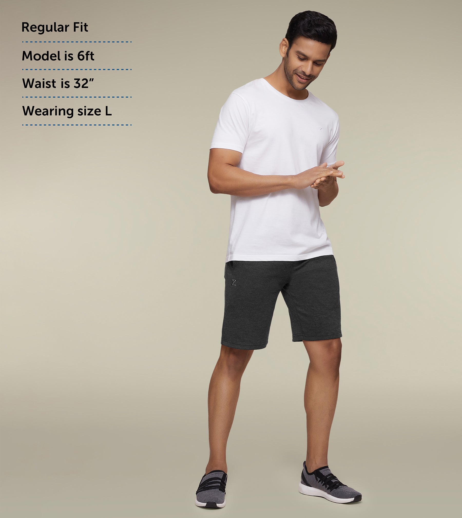 Ace Modal-Cotton Shorts Graphite Grey