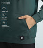 Cruze French Terry Cotton Hoodies Set For Men Forest Green - XYXX Mens Apparels
