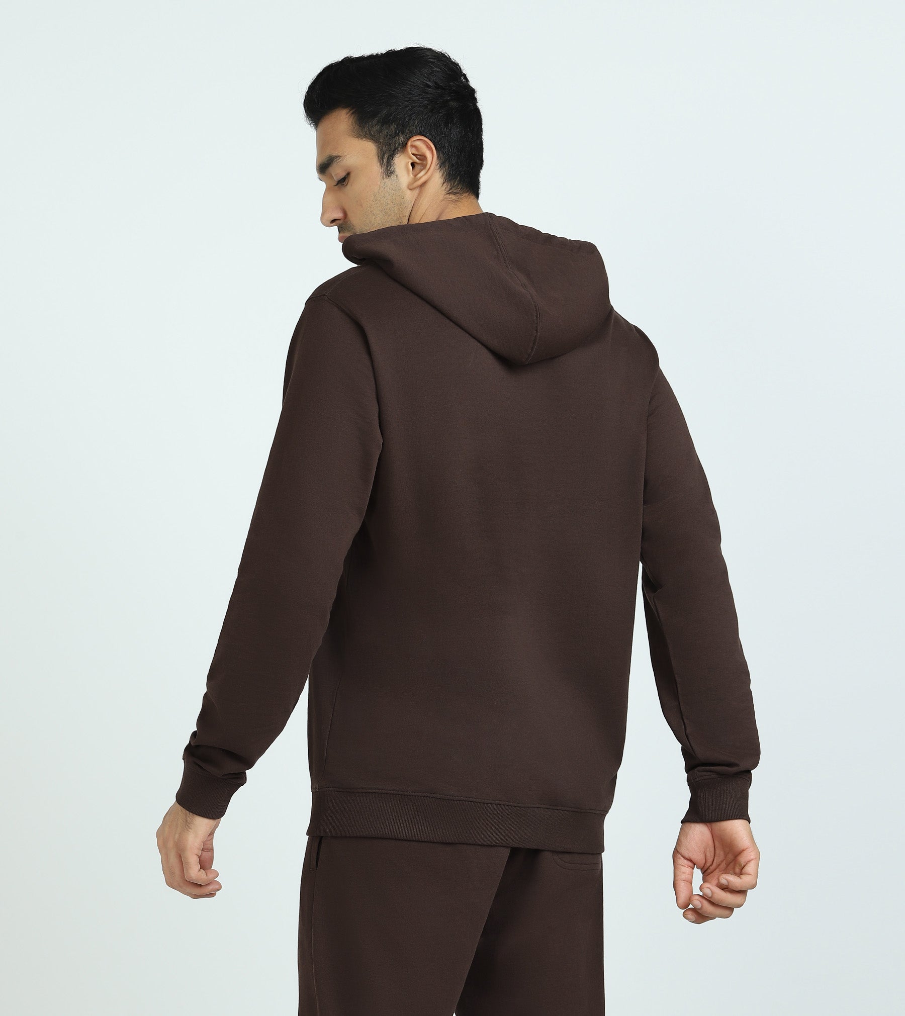 Cruze French Terry Cotton Hoodies For Men Malt Brown -  XYXX Crew