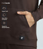 Cruze French Terry Cotton Hoodies For Men Malt Brown -  XYXX Crew