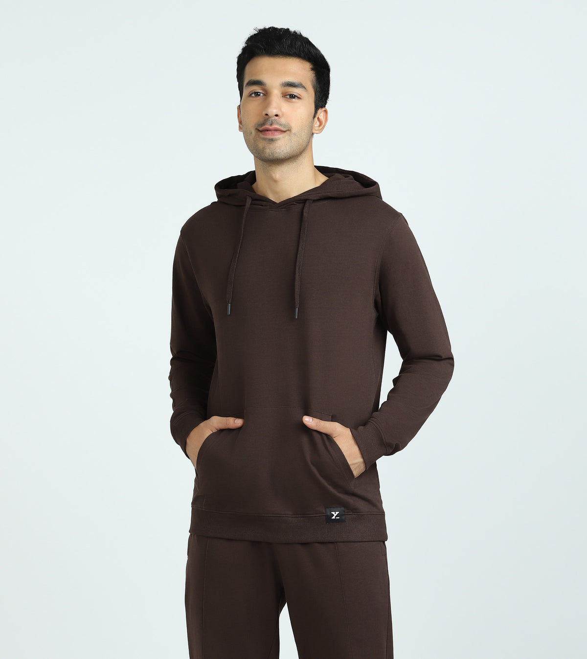 Cruze French Terry Cotton Hoodie and Joggers Co-Ord Set Malt Brown - XYXX Crew