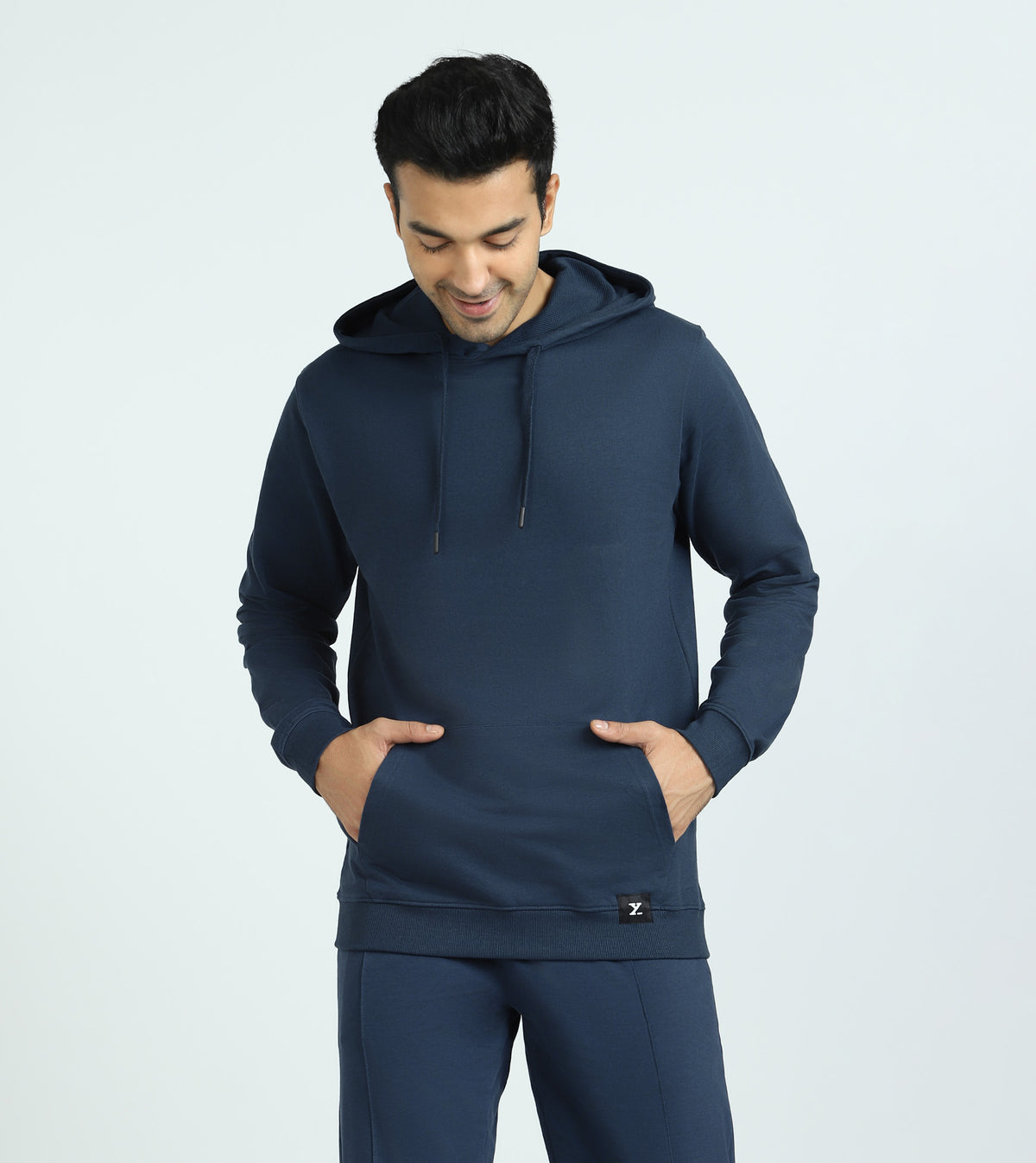 Cruze French Terry Cotton Hoodie and Joggers Co-Ord Set Opal Blue - XYXX Crew