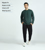 Cruze French Terry Cotton Sweatshirts For Men Forest Green - XYXX Mens Apparels