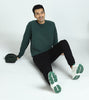 Cruze French Terry Cotton Sweatshirts For Men Forest Green - XYXX Mens Apparels