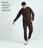 Cruze French Terry Cotton Sweatshirts For Men Malt Brown - XYXX Mens Apparels