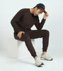 Cruze French Terry Cotton Sweatshirts For Men Malt Brown - XYXX Mens Apparels