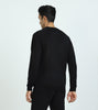 Cruze French Terry Cotton Sweatshirts For Men Pitch Black - XYXX Mens Apparels