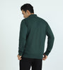 Cruze French Terry Cotton Zip Ups For Men Forest Green - XYXX Mens Apparels