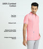 Element Combed Cotton Polo T-shirts For Men French Pink - XYXX Mens Apparels