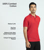 Element Combed Cotton Polo T-shirts For Men Rio Red - XYXX Mens Apparels
