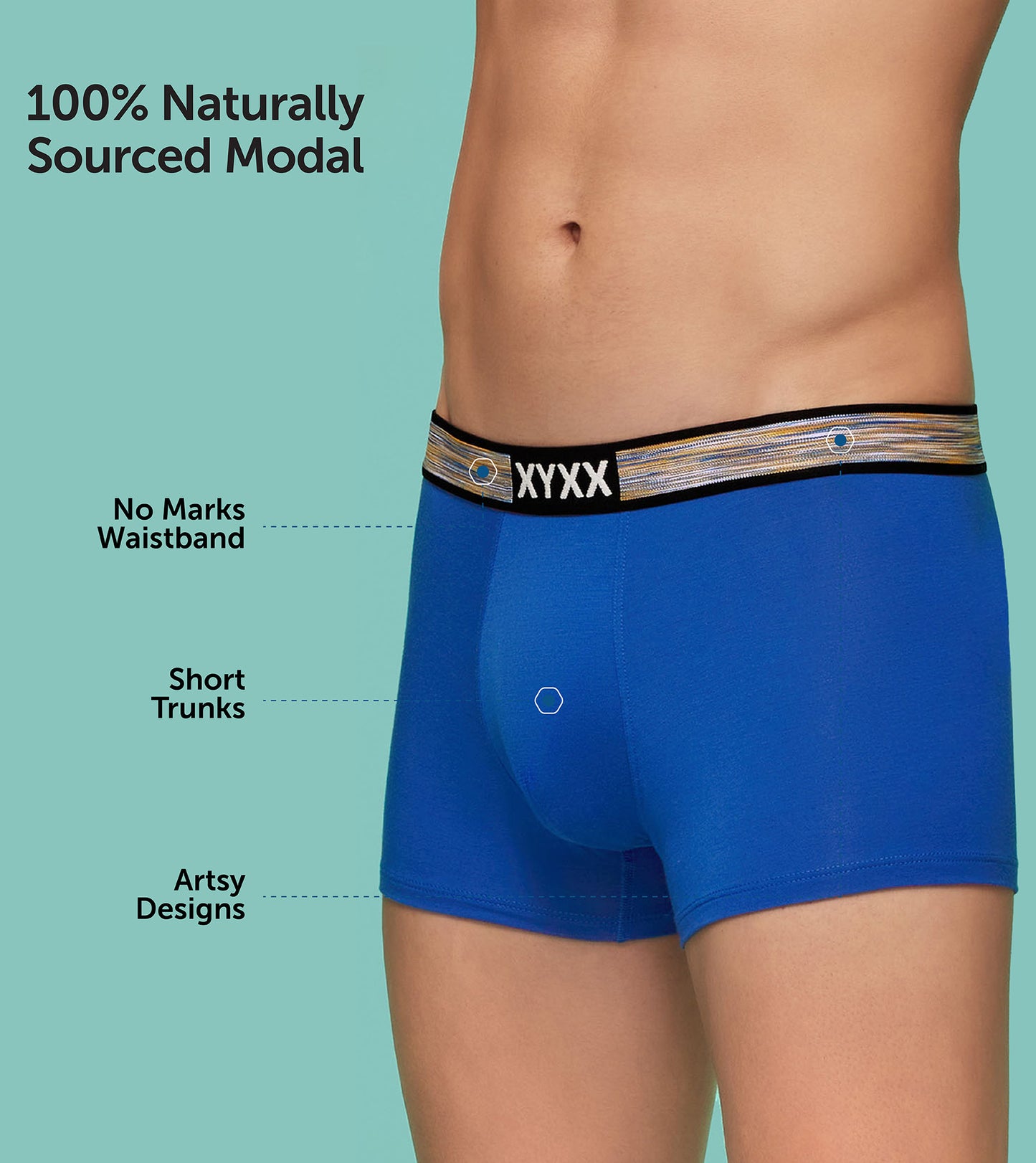 Hues Modal Trunks Blue Symphony