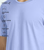 Iconique Supima Cotton T-shirts For Men Iceberg Blue - XYXX Mens Apparels