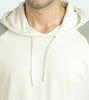 Quest French Terry Cotton-Blend Hoodies Set For Men Butter White - XYXX Mens Apparels