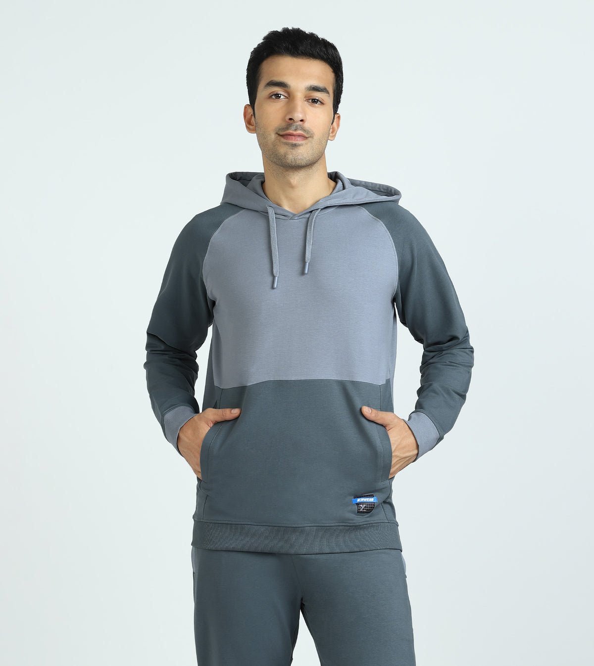 Quest French Terry Cotton Hoodie And Joggers Co-ord Set Slate Grey - XYXX Crew