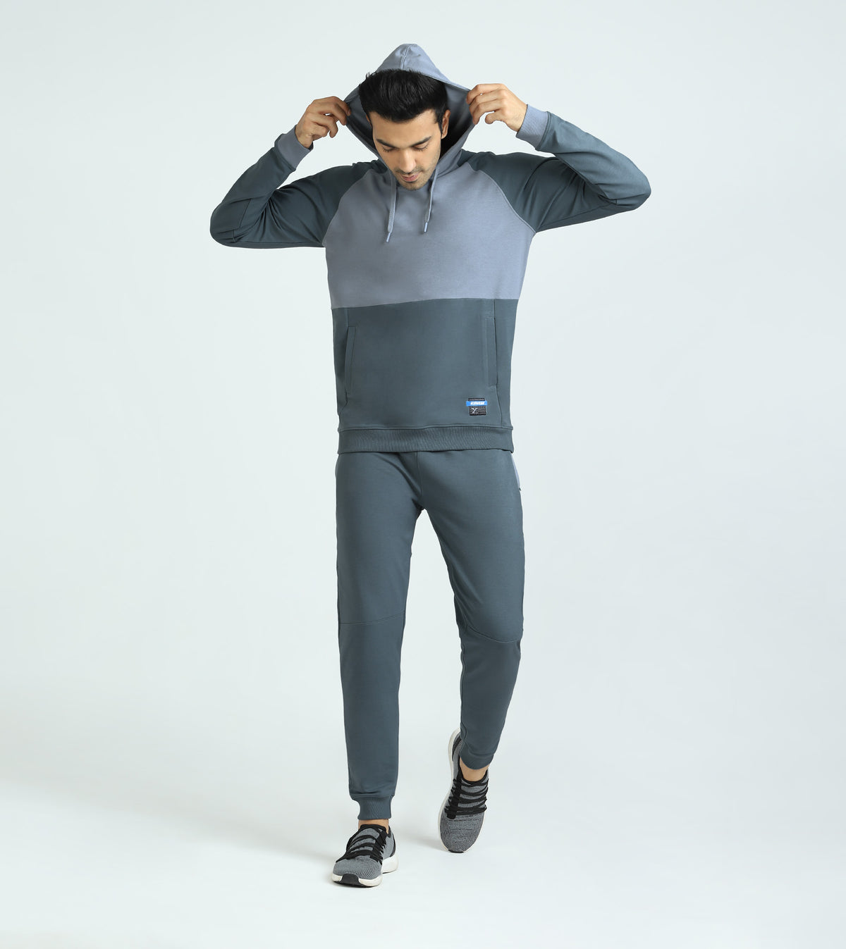 Quest French Terry Cotton Hoodie And Joggers Co-ord Set Slate Grey - XYXX Crew