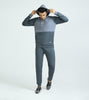 Quest French Terry Cotton-Blend Hoodie And Joggers Co-ord Set For Men Slate Grey - XYXX Crew