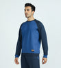 Quest French Terry Cotton-Blend Sweatshirt And Joggers Co-ord Set For Men - Atlas Blue - XYXX Mens Apparels