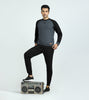 Quest French Terry Cotton-Blend Sweatshirt And Joggers Co-ord Set For Men - Phantom Grey - XYXX Crew