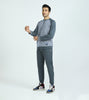 Quest French Terry Cotto-Blend Sweatshirt And Joggers Co-ord Set For Men Slate Grey - XYXX Crew