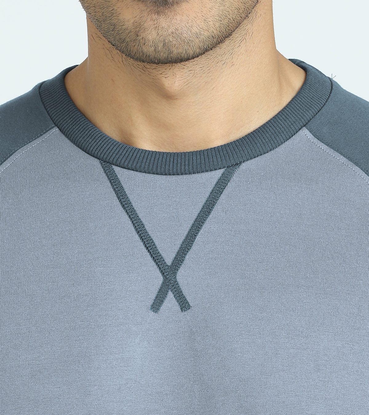 Quest French Terry Cotto-Blend Sweatshirt And Joggers Co-ord Set Slate Grey - XYXX Crew
