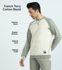 Quest French Terry Cotton-Blend Sweatshirts For Men Butter White - XYXX Mens Apparels
