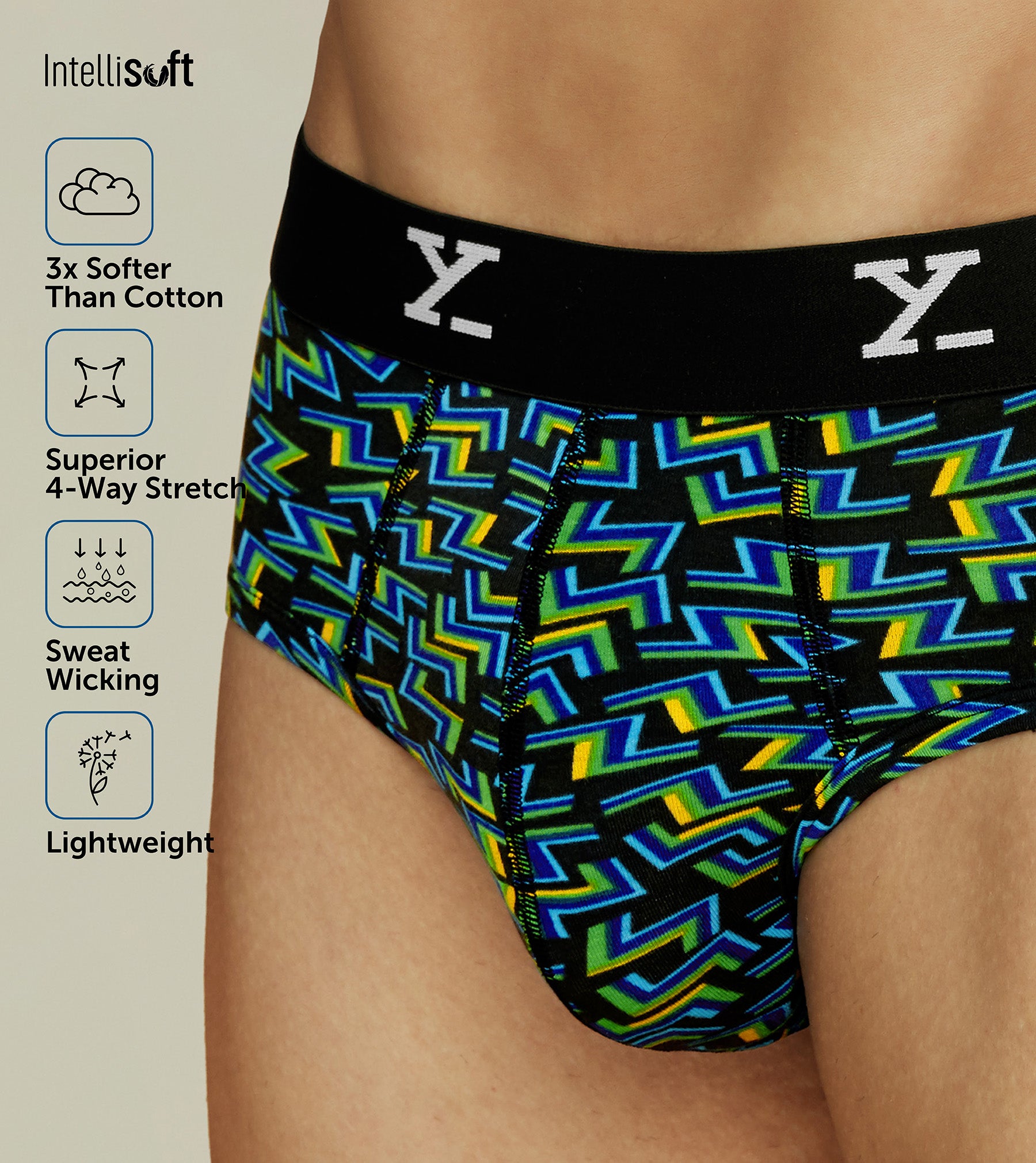 Buy XYXX Men's [ Lightning Struck] Micro Modal Brief Online – XYXX Apparels