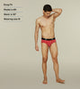 Prints For You Modal Briefs For Men Lovestruck Red -  XYXX Mens Apparels