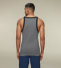 Pace Square Neck Vests For Men Steel Ash Grey - XYXX Mens Apparels