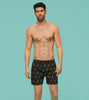 Remix Combed Cotton Boxers For Men Pineapple Black - XYXX Mens Apparels