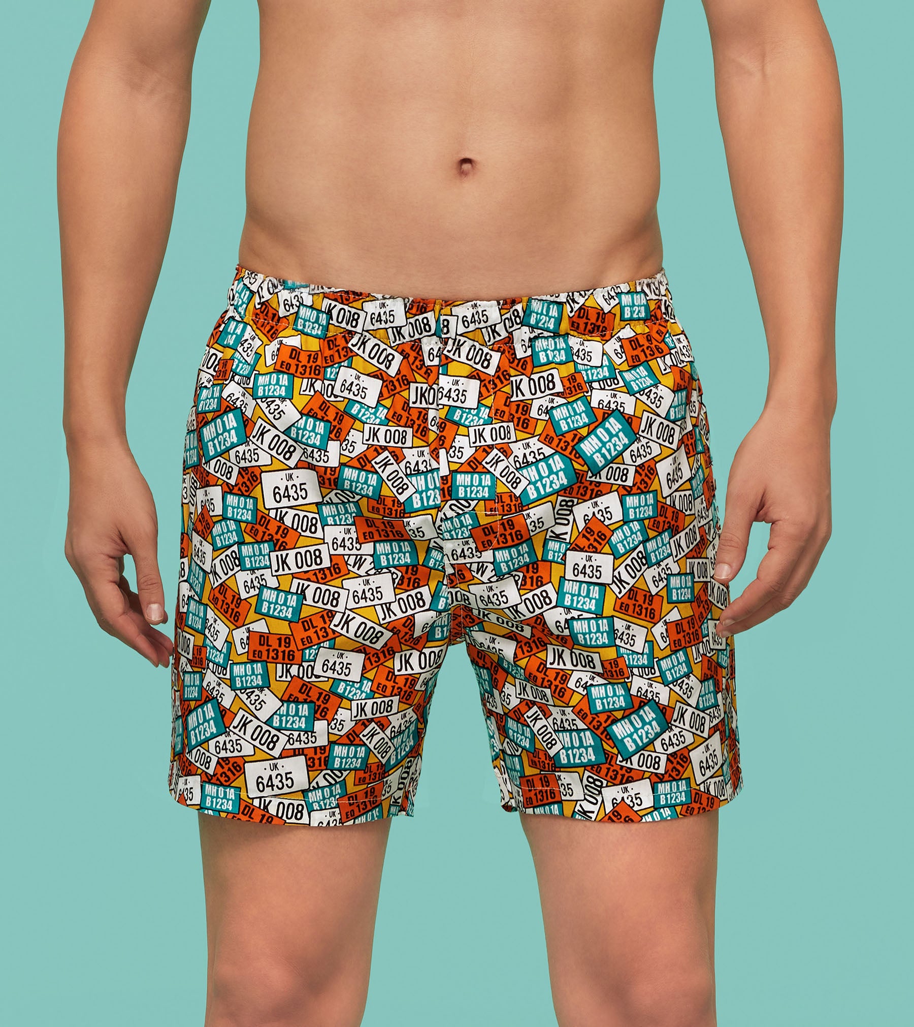 Cotton Boxer For Men - Orange Printed Inner Boxers - XYXX – XYXX Apparels
