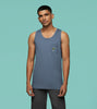 Renew Combed Cotton Fashion Vests For Mens Pack of 2 (Dark Blue, Light Blue) - XYXX Mens Apparels
