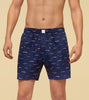 Savanna Combed Cotton Boxers For Men Driftwood Blue - XYXX Mens Apparels