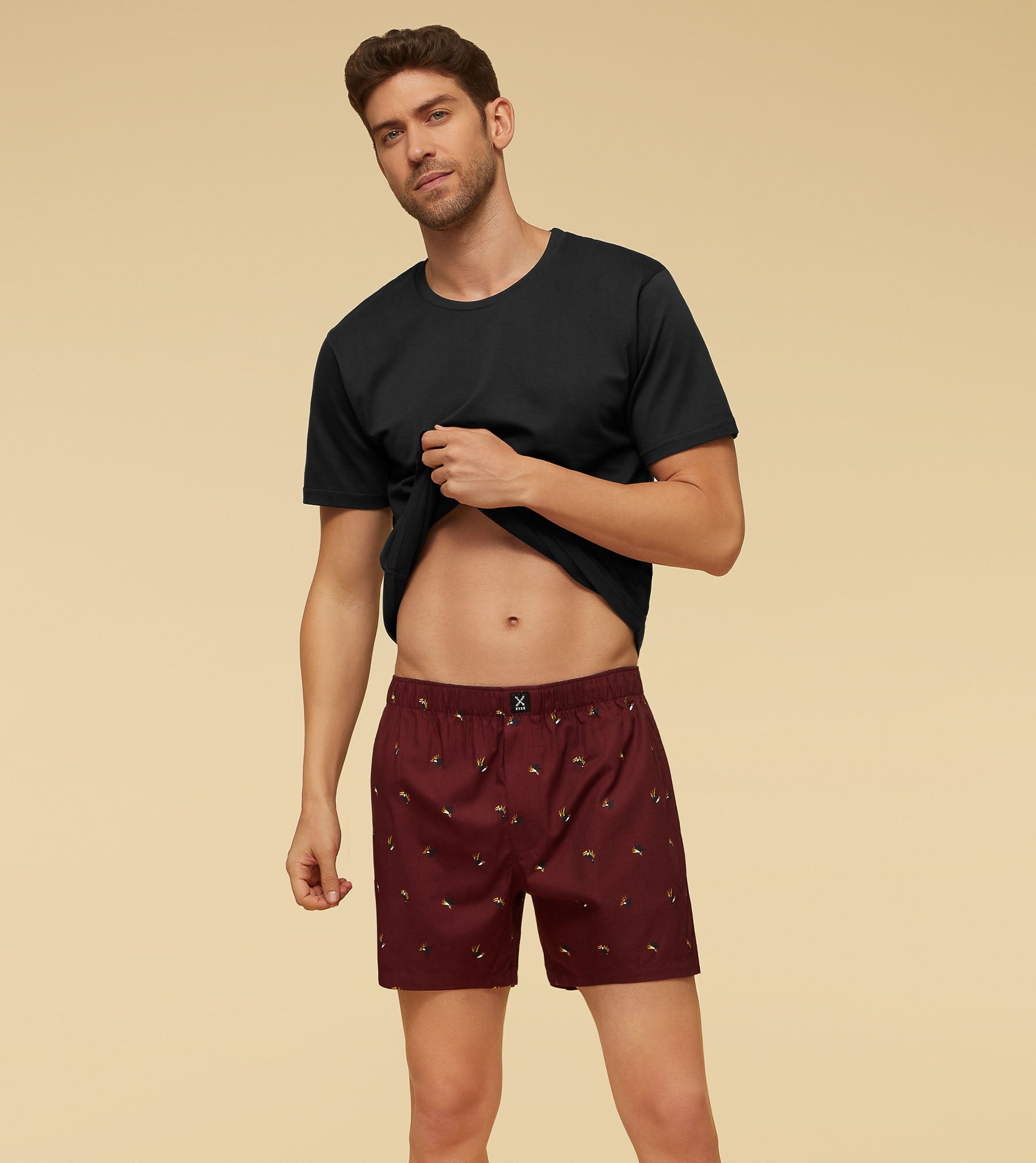 You should be wearing your boxers as shorts kind of  British GQ